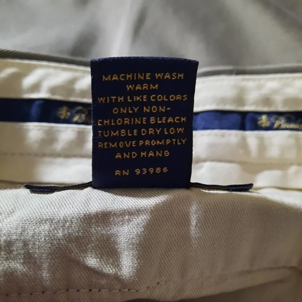 Brooks Brothers Advantage Chino Elliot Pleated Pants Men 36x30 Olive‎ Brown